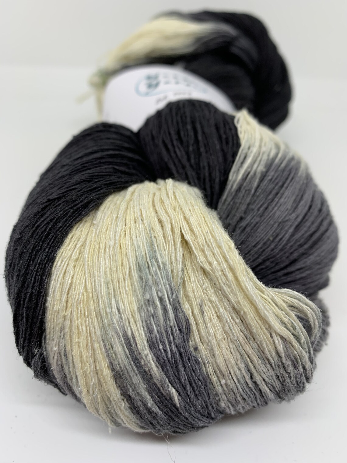 Pure silk yarn silk noil yarn 100 silk yarn. Ombre dyed. 4 Etsy