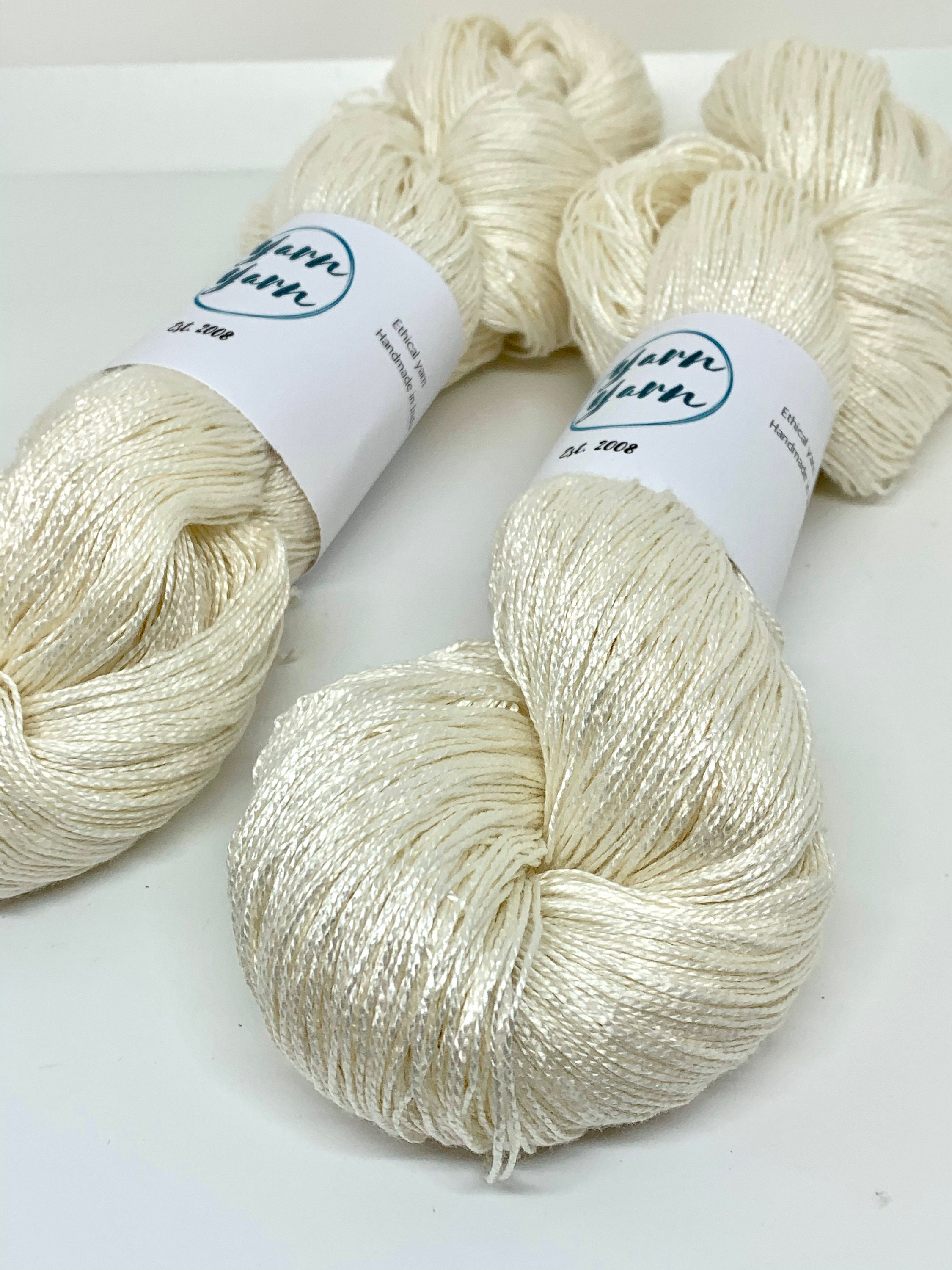 Organic Cotton 20/2 Weaving Yarn-5 Pound Cone-Natural
