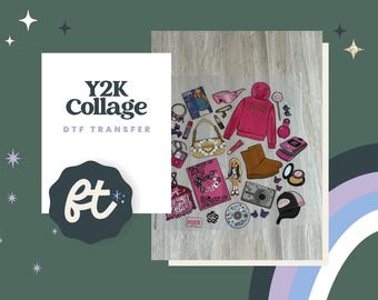 Y2K Collage DTF Transfer