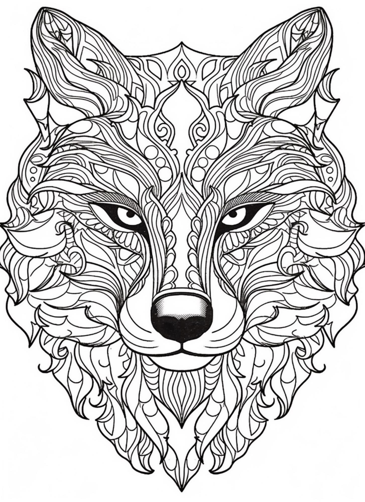 Mandala Animals Coloring Book: Relaxing Stress Relief, Kids & Adults ...
