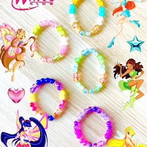 Winx Fairy Beaded Bracelet: Handmade Magical Jewelry