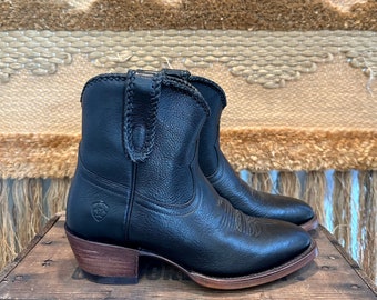 Vintage 80s Brown Quilted Leather Knee High Cowboy Boots by Sheplers Old West Size 8 Etsy Canada