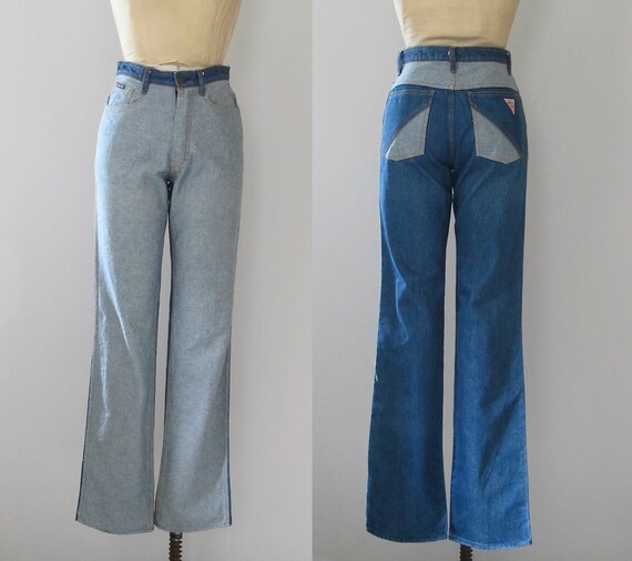 guess two tone jeans