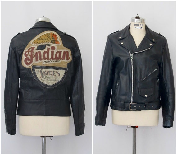 vintage indian motorcycle jacket