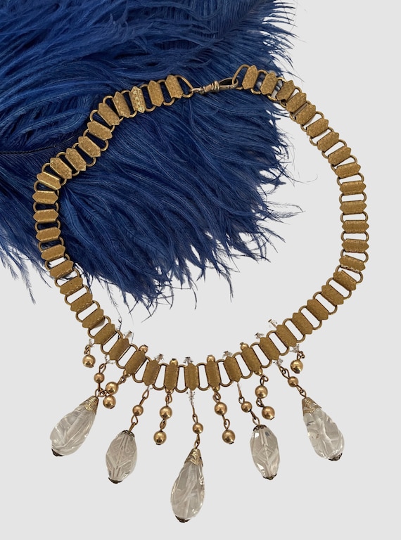 YOUNG EDWARDIAN Antique 1900s Fringe Necklace | Vi