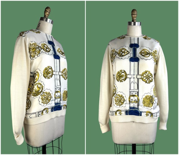 HERMES Vintage s Pullover Sweater s Francoise De La   Etsy