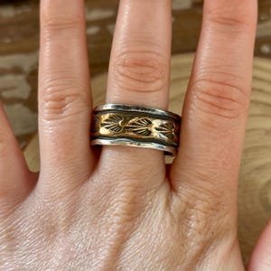 Vintage Sterling Silver Native Navajo Darin Bill Bangle