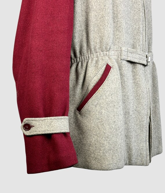 TWO TONE Vintage 40s Sportswear Jacket, 1940s Bur… - image 6