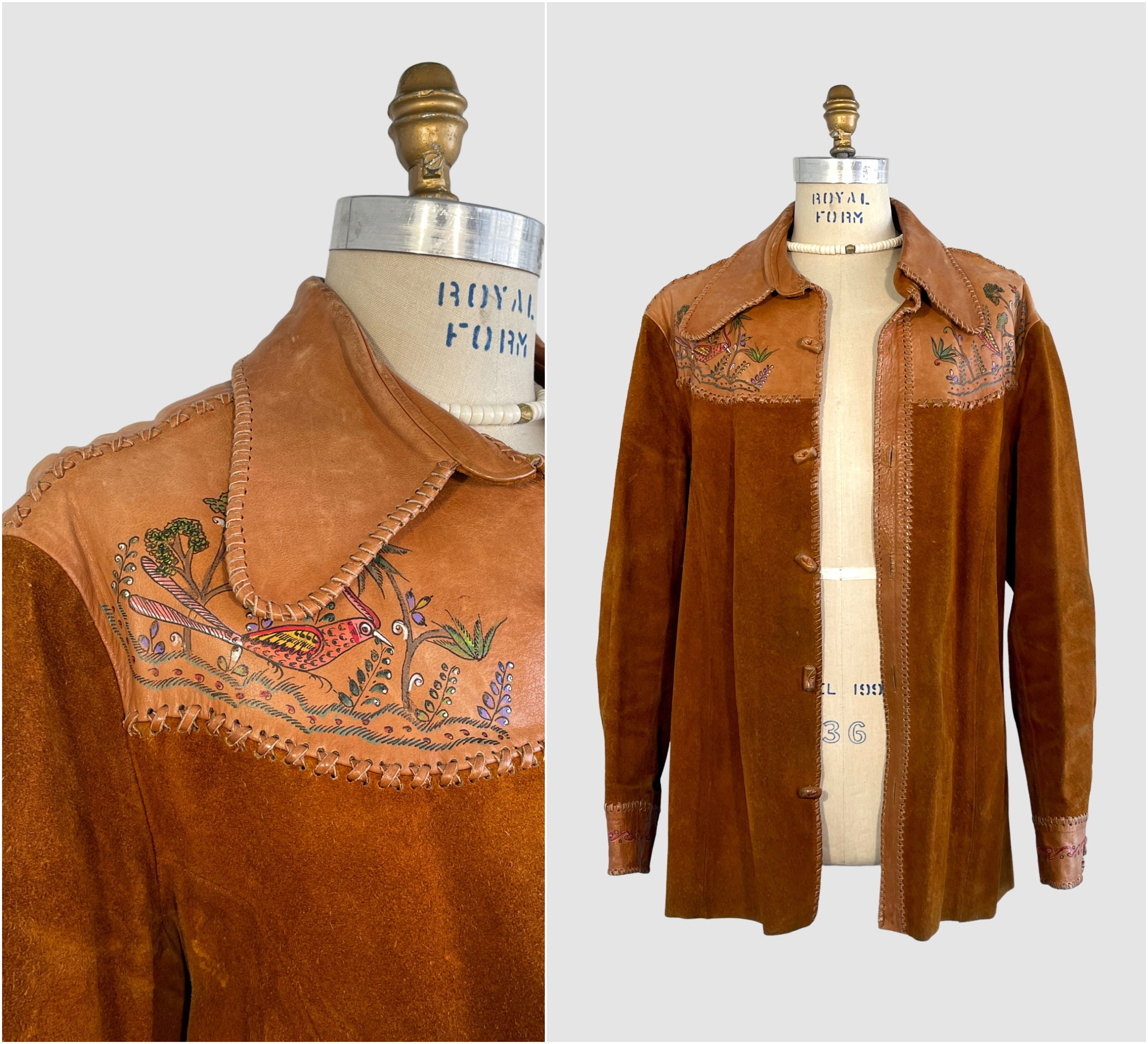 70s Char Leather Jacket Size S ユニセックス | kamed.az