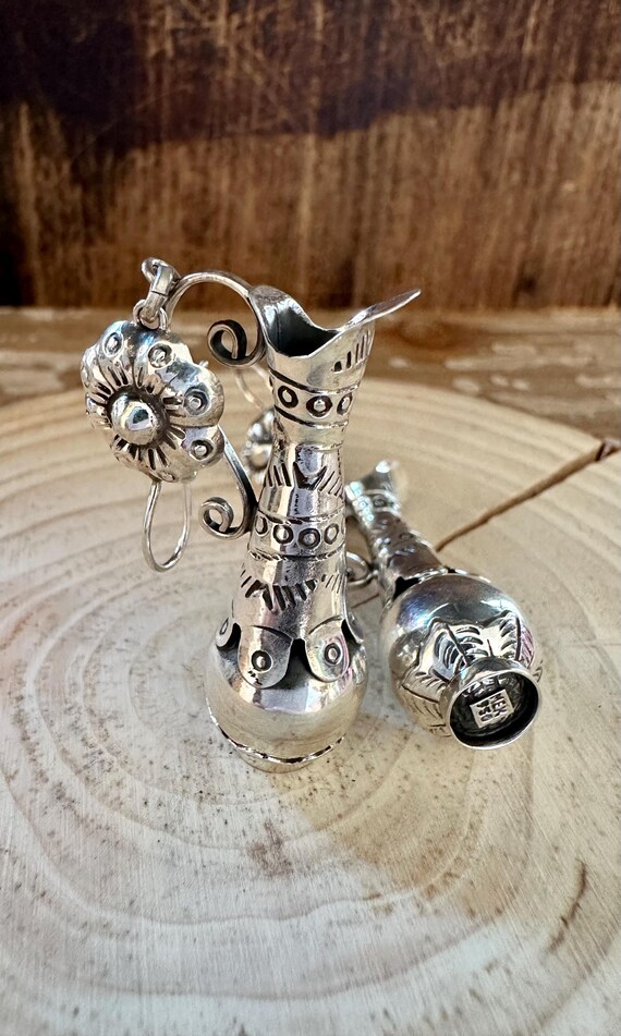 WATERING FLOWER VASE Statement Dangle Earrings | … - image 6