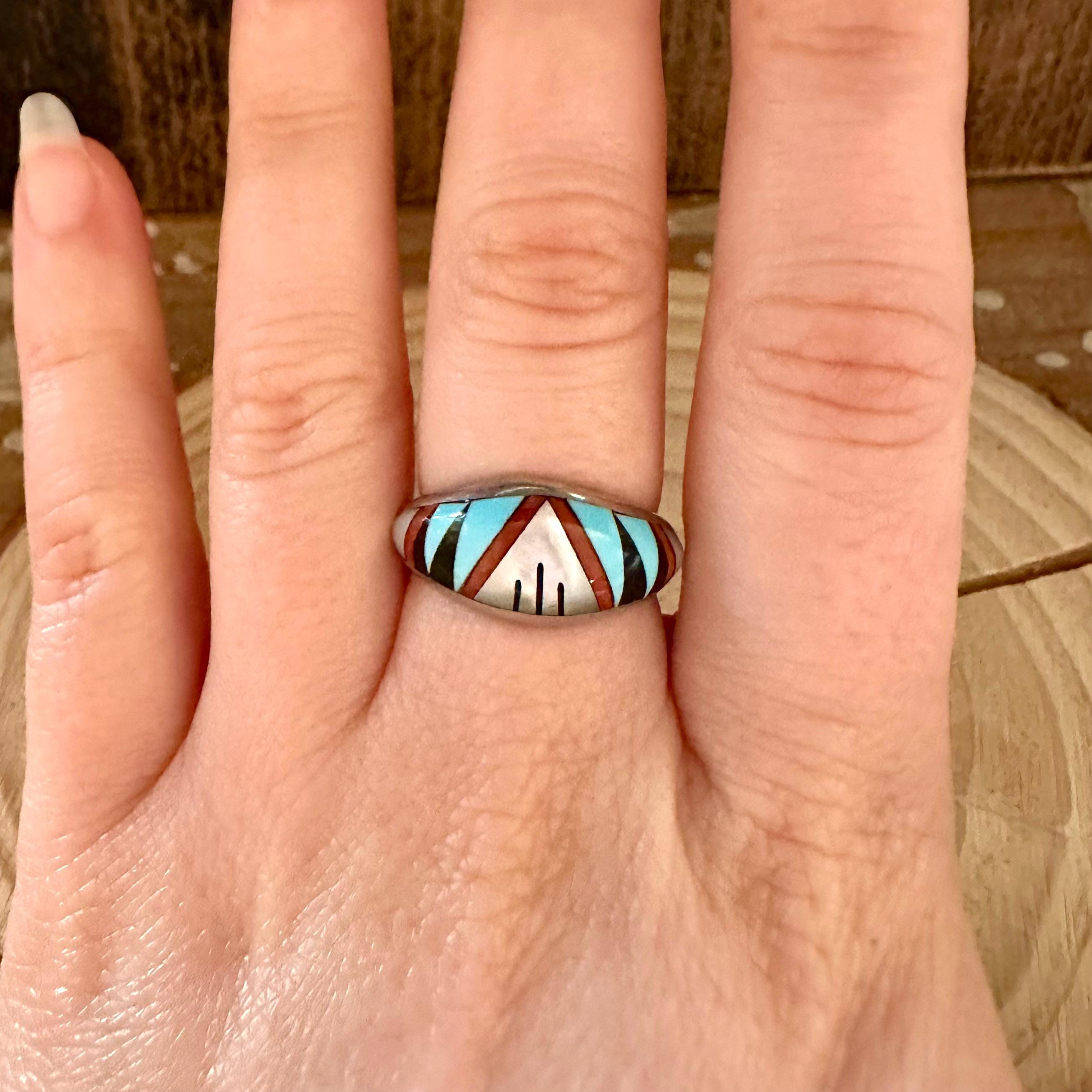 Vintage Zuni Rings - Etsy Vintage Zuni Rings - Etsy