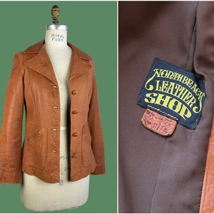 ジャケット・アウター 70s North beach leather leather jacket NORTH BEACH LEATHER 70s Hazelnut Jacket • X Small - Small
