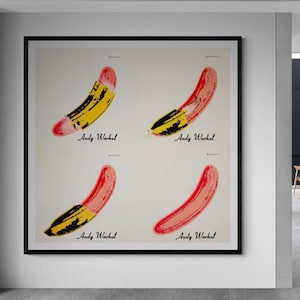 Warhol Banana Pop Art Print: Velvet Underground Album Cover