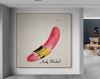 アンディ・ウォーホル バナナ ポップアート ポスター、アンディ