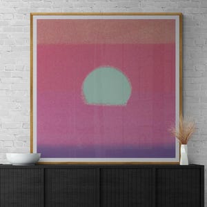ピンクと紫の夕焼け | アンディ・ウォーホル | ポップアート | 大きなプリントの壁飾り、キャンバス、またはプリント