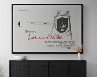 Poster Lawrence Of Arabia 60x90 Cm - Impression Toile Vintage - Décoration Salon & Chambre - 5