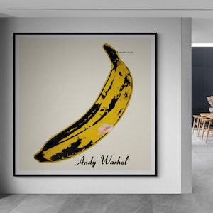 Warhol Banana Pop Art Print: Velvet Underground Cover Art