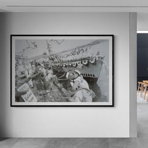 Diesel LGBTQ+ Ad Print: Vintage-Style Gay Kiss Poster