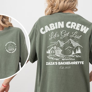 Cabin Crew Bachelorette Party Shirts, Mountain Bachelorette, Camp Bachelorette Shirts, Outdoor Bachelorette Shirts, Comfort Colors
