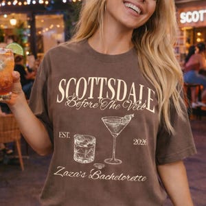 Scottsdale Möhippa T-shirt, Scottsdale Before The Veil T-shirt, Personlig Lyxig Möhippa Merchandise, Scottsdale Möhippa T-shirt