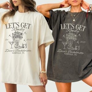 Custom Last Rodeo Bachelorette Shirt, Western Bach Bridesmaid Gift, Nashville Bachelorette Shirt, Cowgirl Bachelorette Party Shirt for Bride