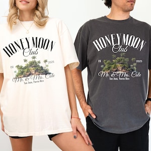 Mr and Mrs Shirts, Honeymoon Vibes Tee, His and Hers Shirts, Hubby Wifey Shirt, Just Married Shirt, Custom Couples Honeymoon Vacation Shirts