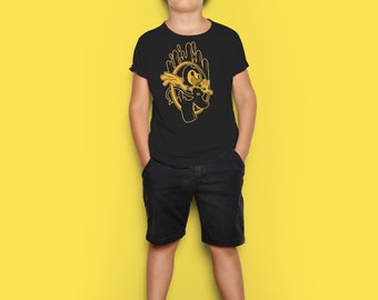 Bendy Shirt Kids Shirt Video Game Inspired Character- Ink Machine Custom Bendy - Youth Children's & Kid Short Sleeve T-Shirt