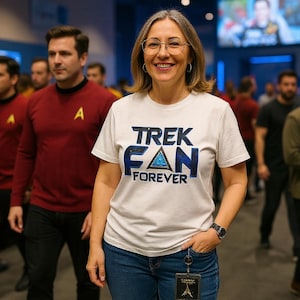 Trek Fan T-Shirt - Perfect Gift for Sci-Fi Lovers, Unisex Tee, Space-Themed Shirt, Geek Apparel, Convention Outfit