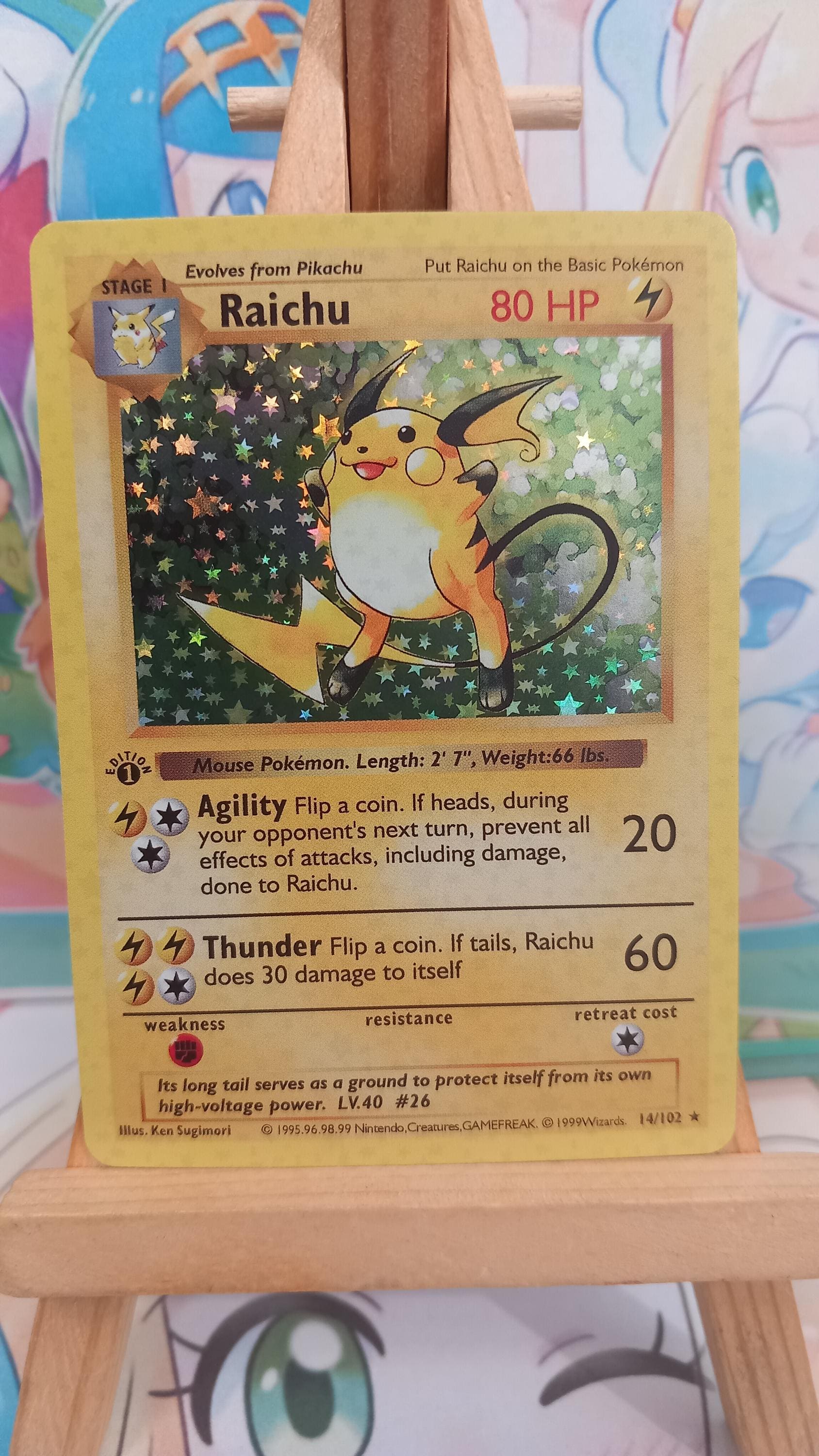 Raichu Ex - Etsy