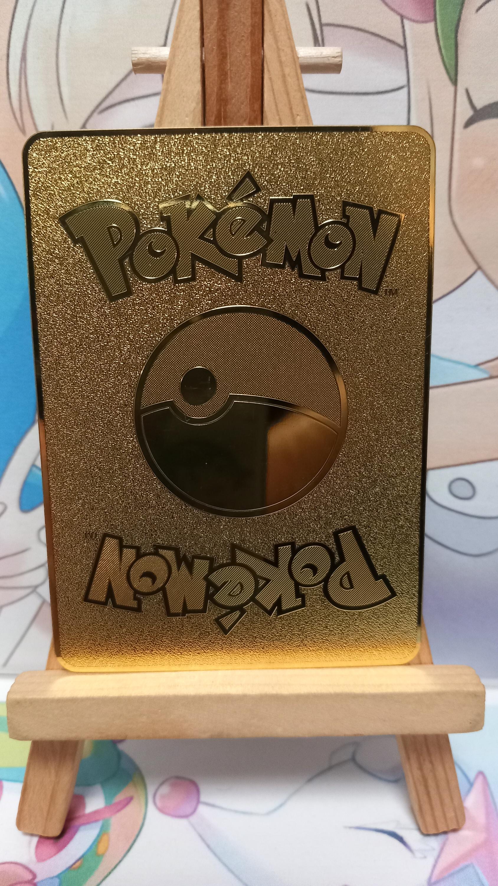 Pokemon Card Pikachu With the Starry Night 086 Gold Metal - Etsy