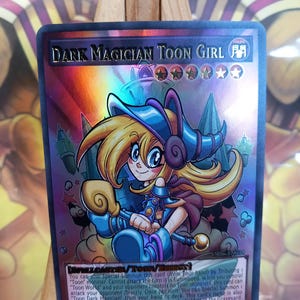 Dark Magician Toon Girl Card