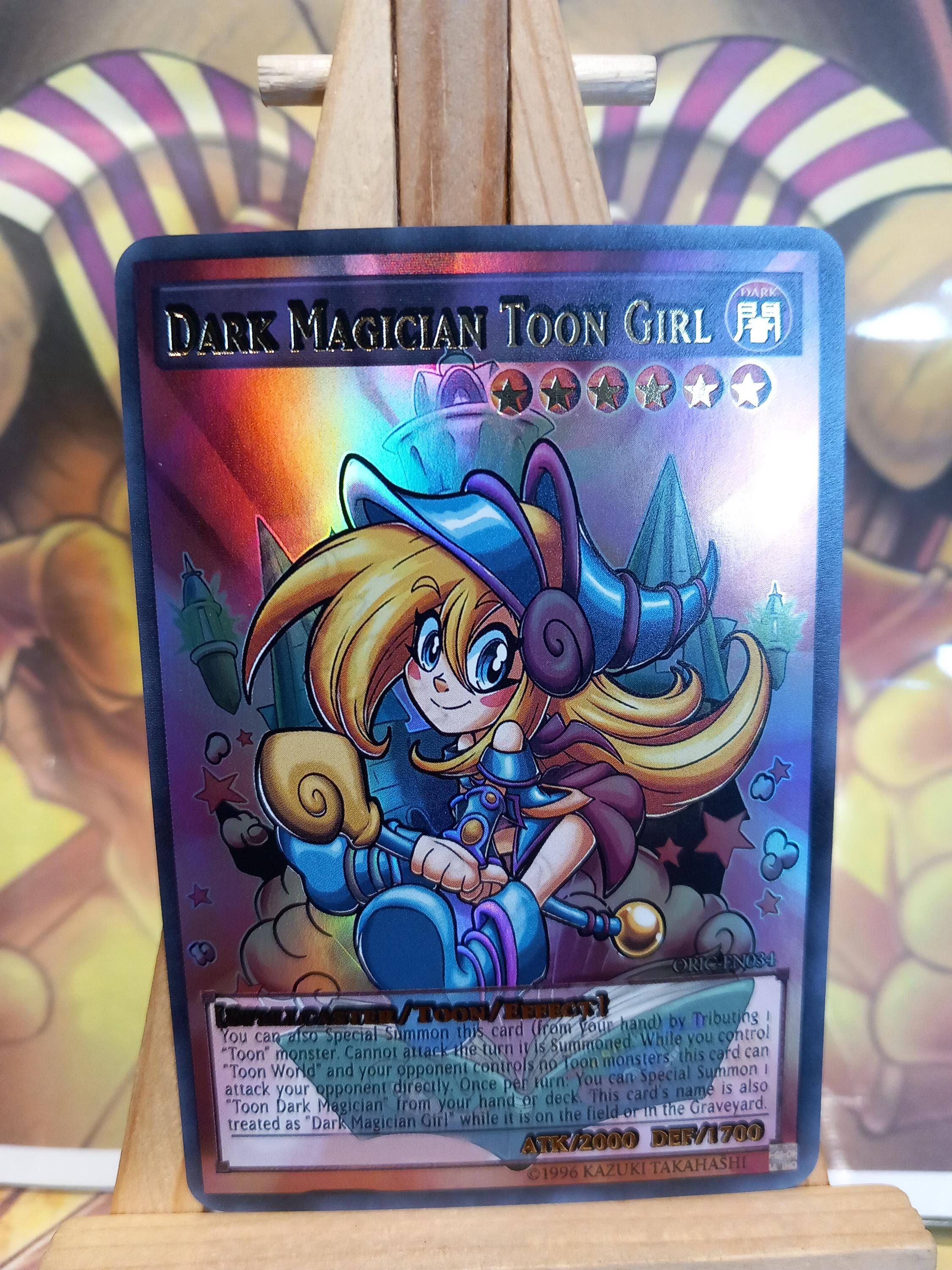 Dark Magician Toon Girl Card - Etsy