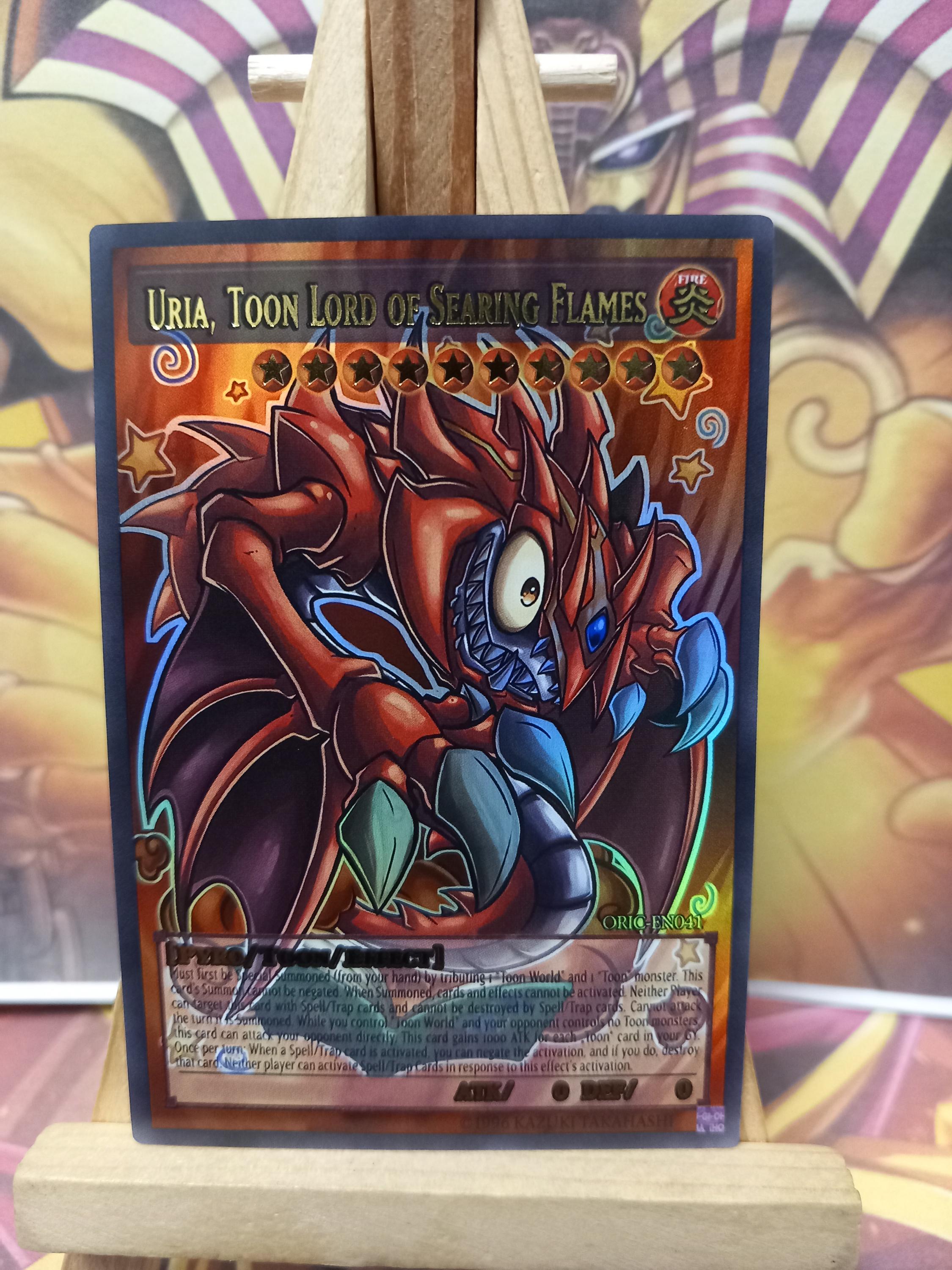 yugioh cards uria Amazon.com: YuGiOh Legendary Collection 2 Single Card Uria, Lord of Searing  Flames LC02-EN001 Ultra Rare : Toys & Games main image 0