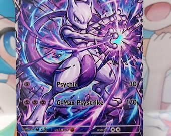 ミュウツーVMAXポケモンカード - Etsy 日本