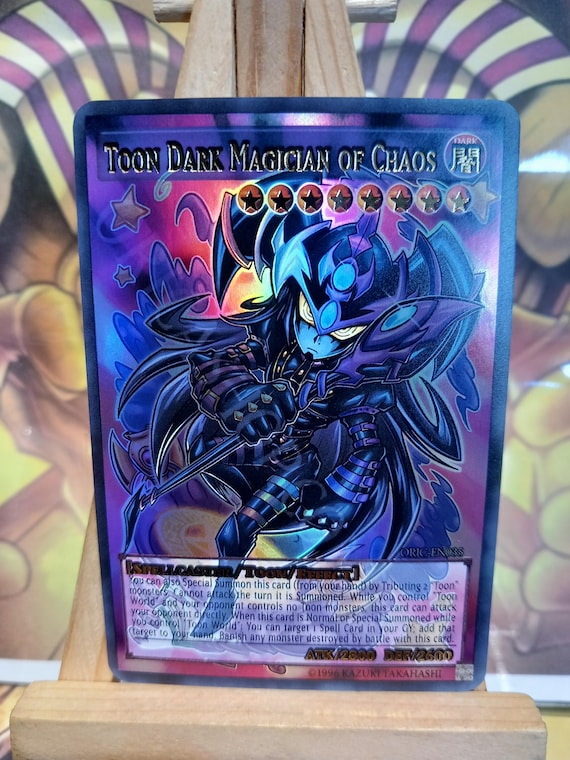 Toon Dark Magician of Chaos Card - Etsy Toon Dark Magician of Chaos Card - Etsy