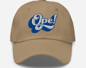 Ouvrez ! Bonnet brodé Midwester pour papa - dicton amusant du Midwest
