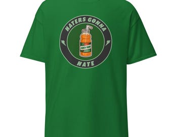 Haters Gonna Hate Haterade Shirt, t-shirt graphique rétro drôle, chemise humour sarcastique, conception de boisson parodie vintage, t-shirt classique unisexe cadeau drôle