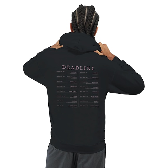 BLACKPINK Deadline Tour Hoodie, Blackpink Sweatshirt