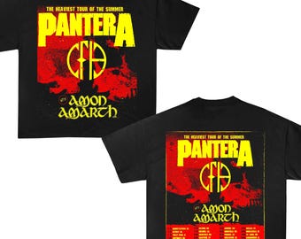 The Heaviest Tour Of The Summer Tour 2025 2 sided Shirt, Pantera The Heaviest Tour, Pantera Shirt, Pantera Fan Gift, Pantera Merch