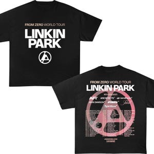 Linkin Park From Zero World Tour 2025 Shirt, Linkin Park Concert 2025, Linkin Park Merch, Linkin Park Fan Gift, Linkin Park Band Logo Shirt