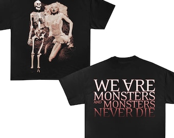 メイヘム ツアー T シャツ、両面デザイン T シャツ、レディー ガガ