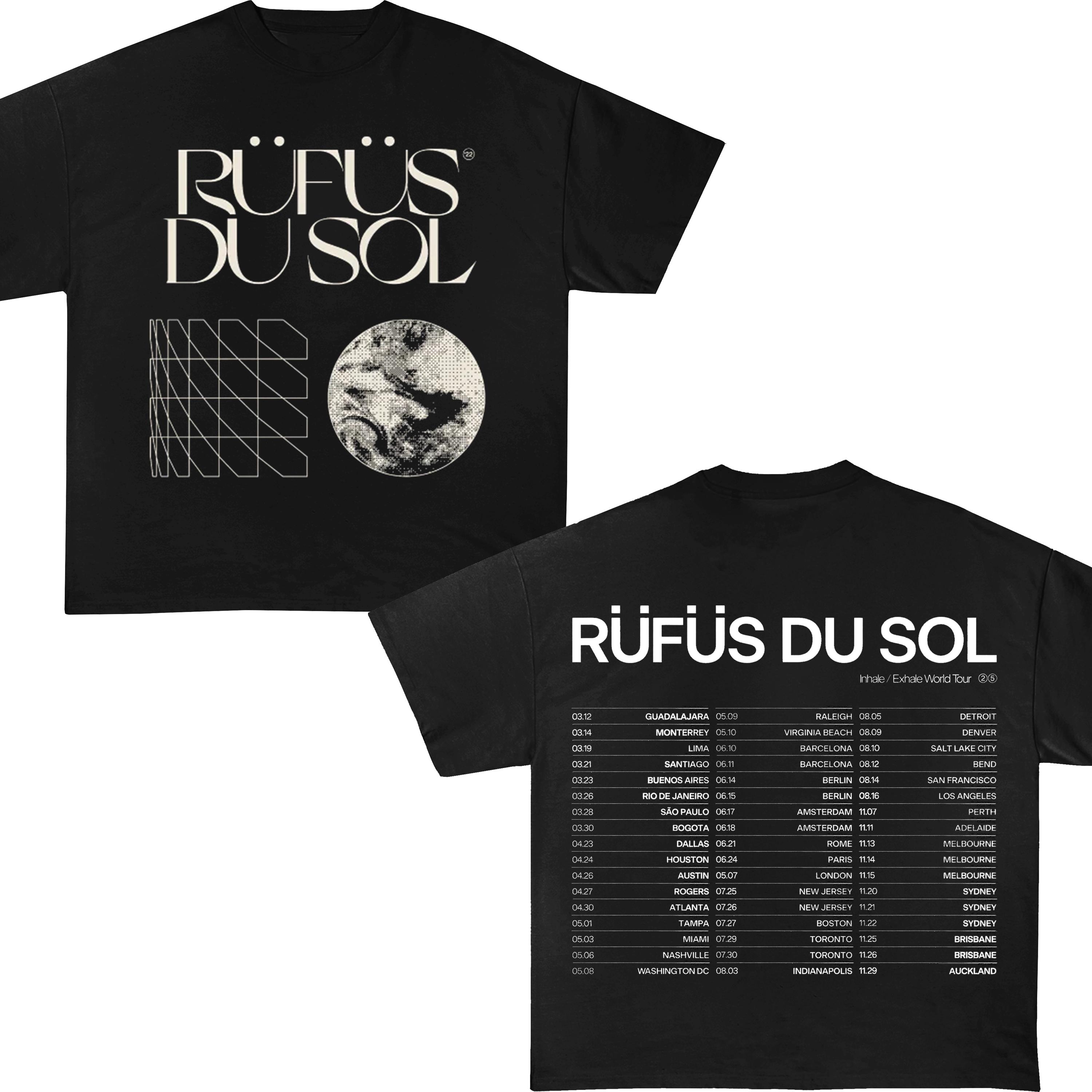Rufus Du Sol 2025 Tour T-shirt, Rufus Du Sol Concert Vintage T