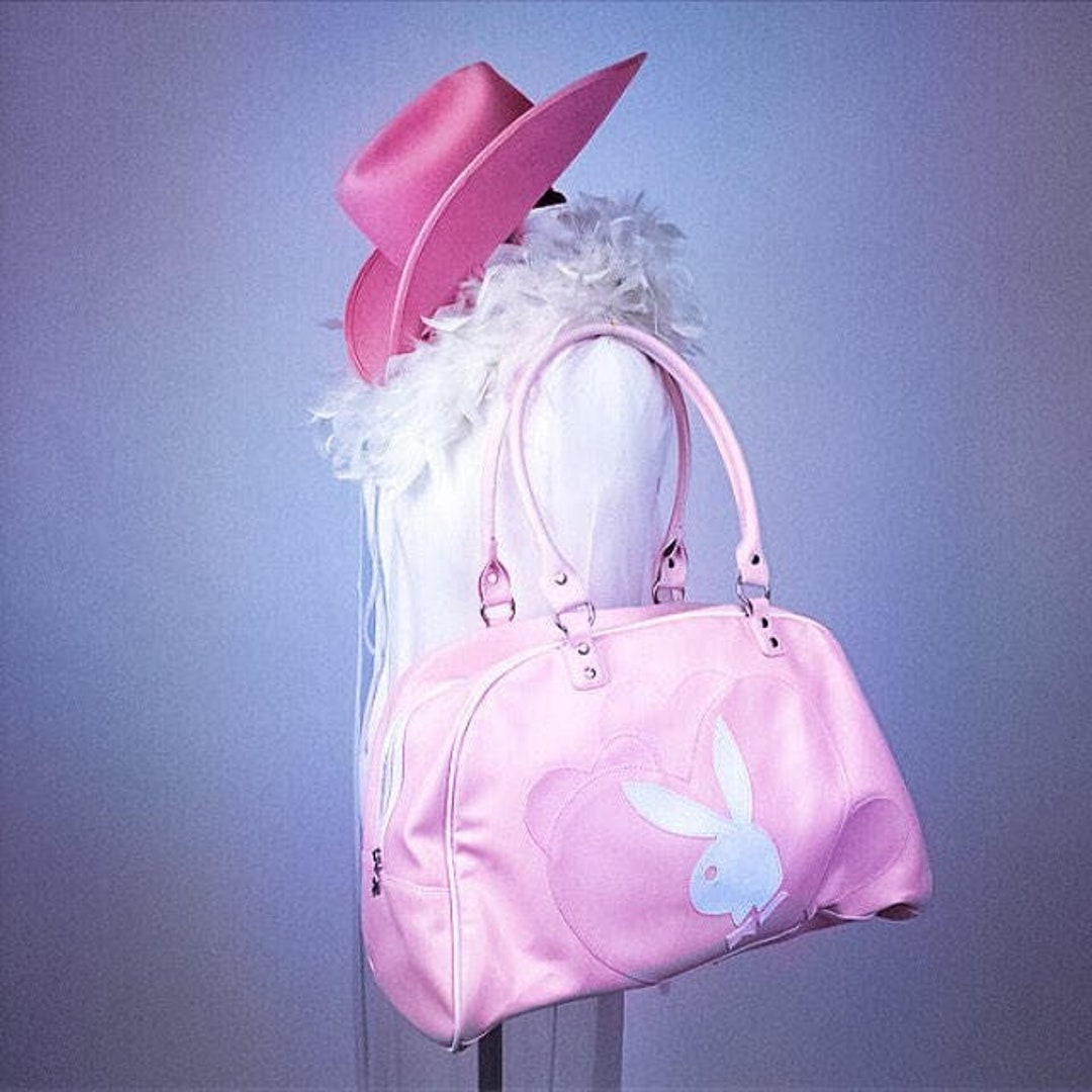 NWT Vintage Playboy Pastel Pink Playboy Carry All Luggage Etsy UK