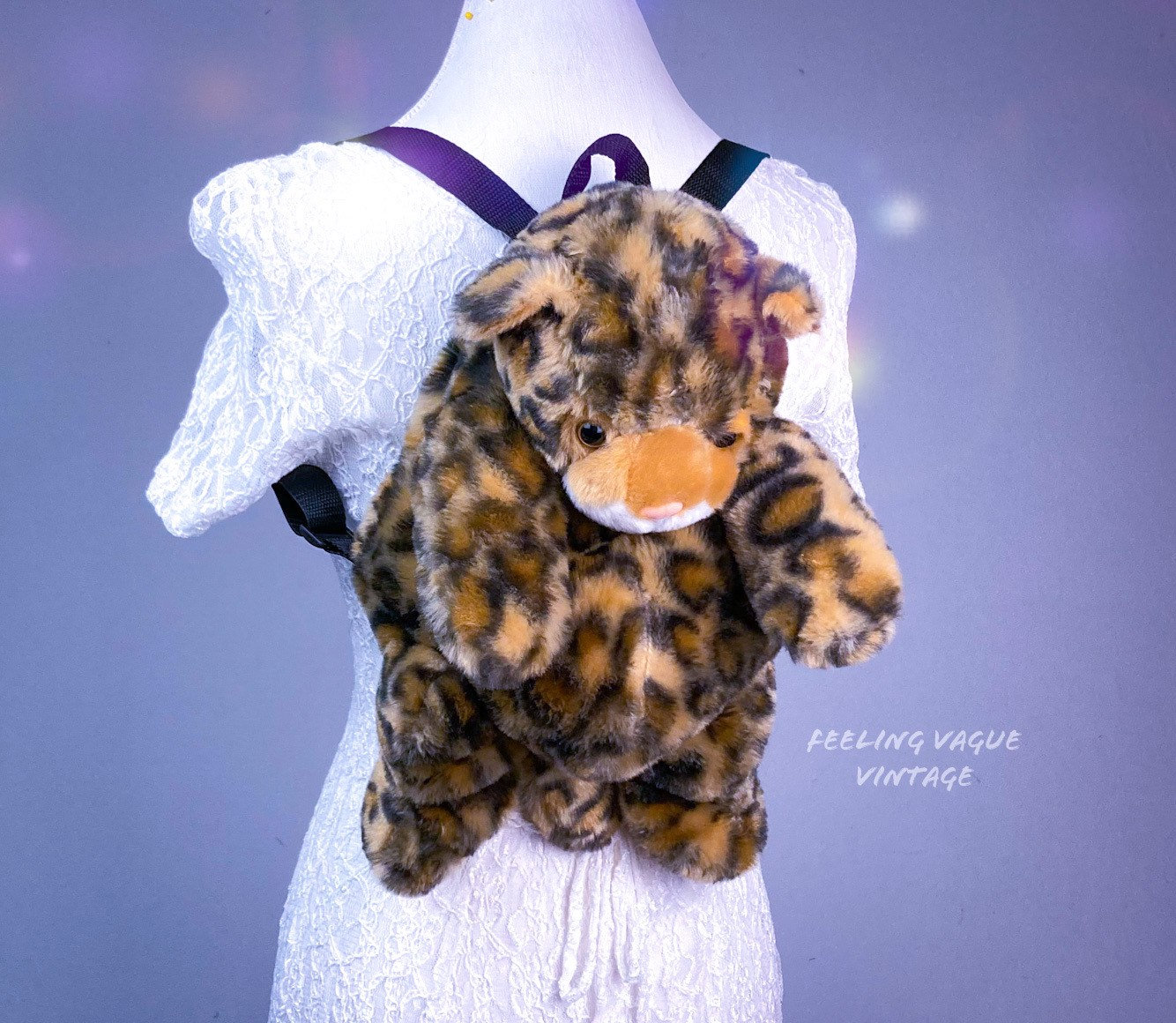 Hazel Upcycled Leopard Backpack – The Vintage Leopard