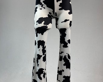 calvin klein cow print pants