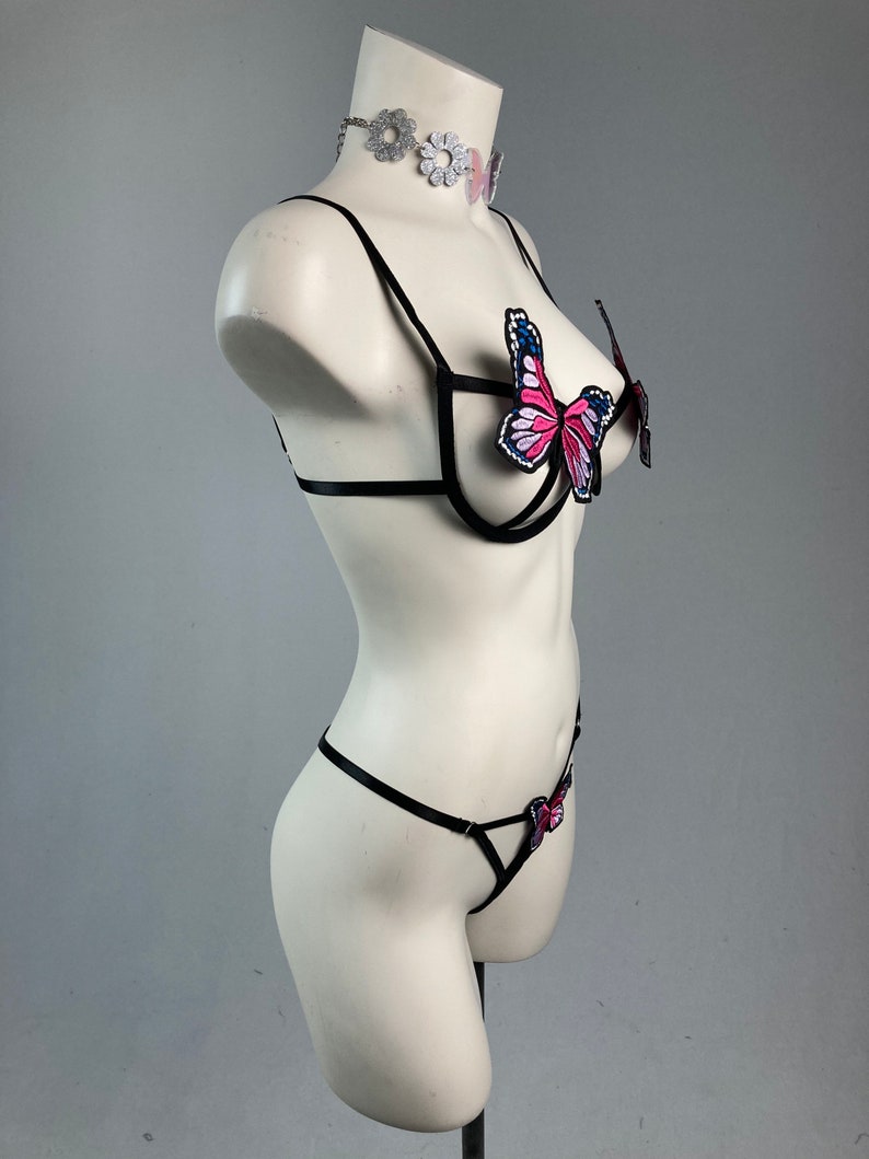 Butterfly Garden lingerie Set image 6