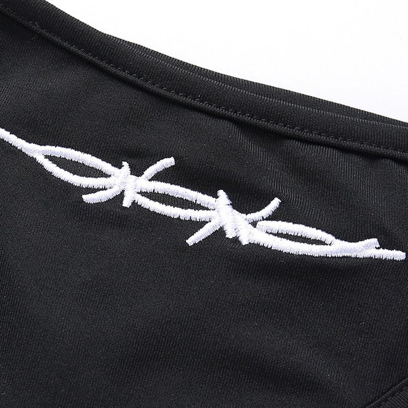 Barbed Wire Side Tie Thong