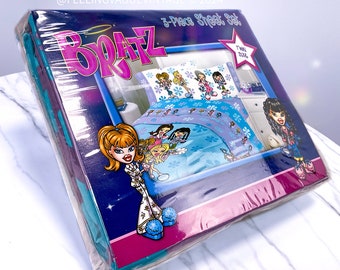 Y2K Bratz NIB Sheet and Pillowcase Bedding Set