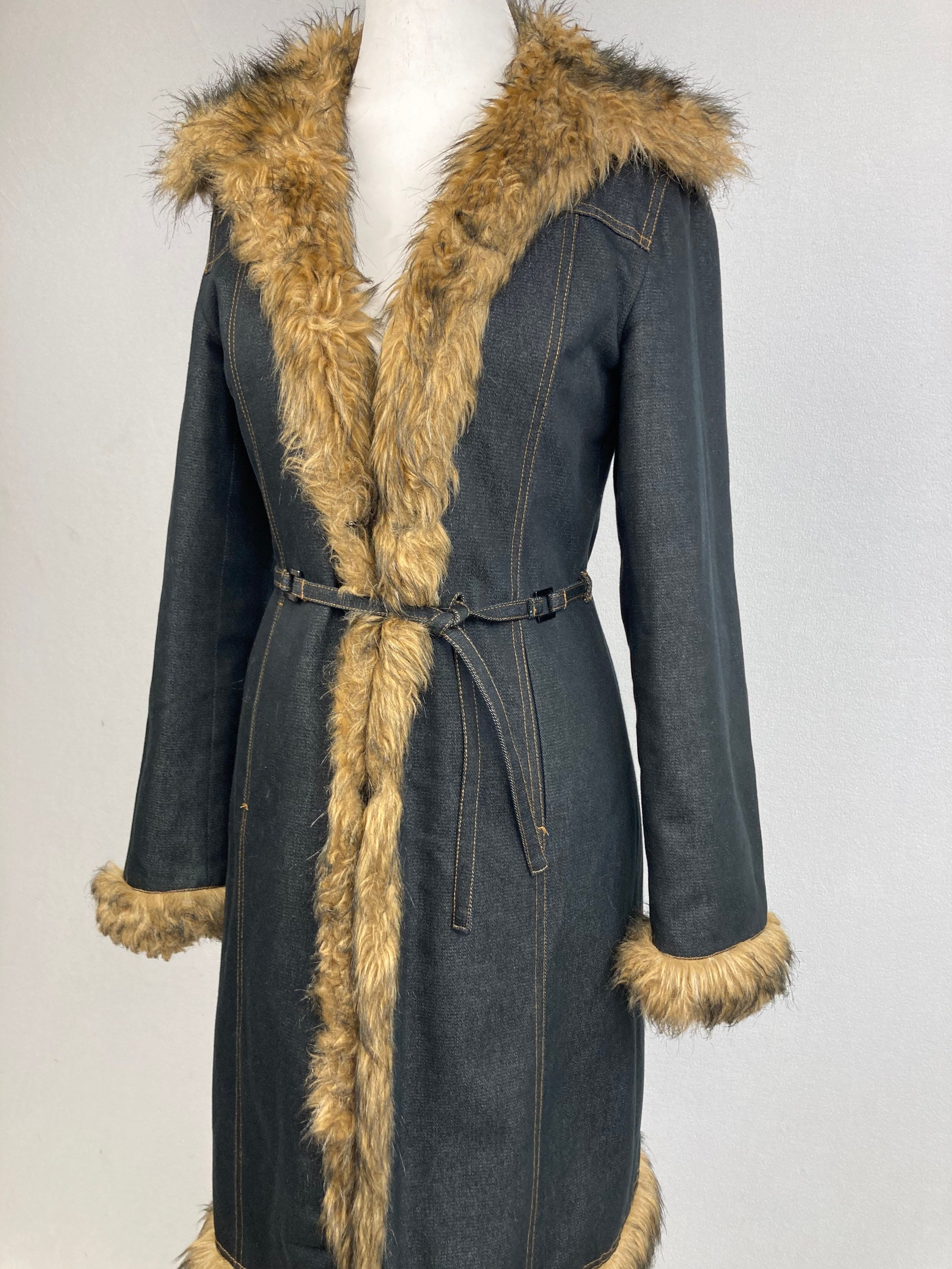 ジャケット・アウター 90s reversible real fur coat y2k 90s reversible real fur coat y2k