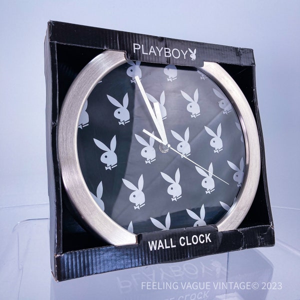 Playboy Wall Clock Etsy
